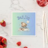 "It's A Boy" Baby Dusche Party Dekor - Teddy Bear Serviette (Beispiel)