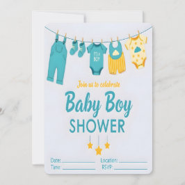 It's a Boy Baby Shower Invitation Einladung