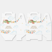 It's A Boy Bear Airplane Sky Baby Shower  Geschenkschachtel (Ungeklappt)