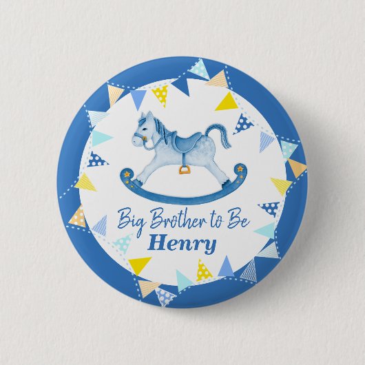 It's a boy big brother to be hobby badge button (Vorderseite)