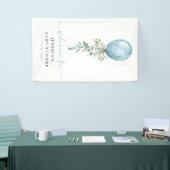 It's A Boy Blue Balloon Baby Shower Welcome Banner (Messeveranstaltung)