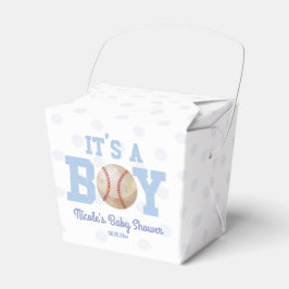 It's A Boy! Blue Baseball Baby Shower Geschenkschachtel