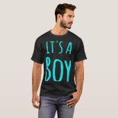 It's a Boy Blue Boy Baby Shower Adoption Gender Re T-Shirt (Vorne ganz)