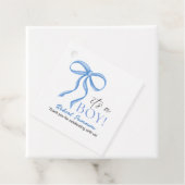 It's a Boy Blue Ribbon Geschenkanhänger (Beispiel)