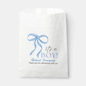 It's a Boy Blue Ribbon Geschenktütchen (Vorderseite)