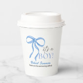 It's a Boy Blue Ribbon Pappbecher (Vorderseite)