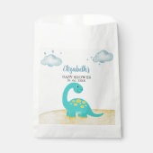 It's a Boy, Cute Watercolor Dinosaur Baby shower Geschenktütchen (Vorderseite)
