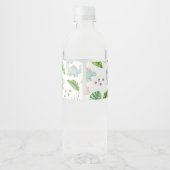 It's a Boy Dinosaur Baby Shower  Wasserflaschenetikett (Rückseite)