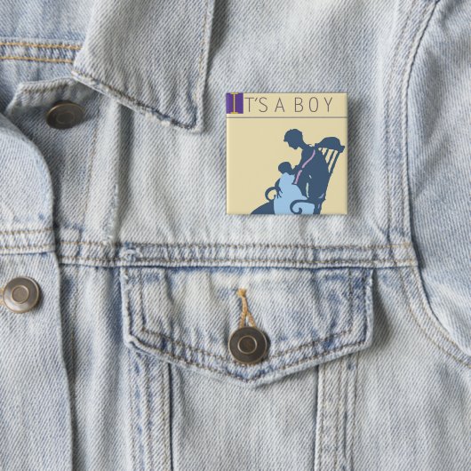 <It's a Boy> durch Steve-Bergmann Button (Beispiel)