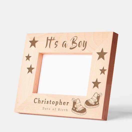 Its a Boy Geätzte Rahmen (Links)
