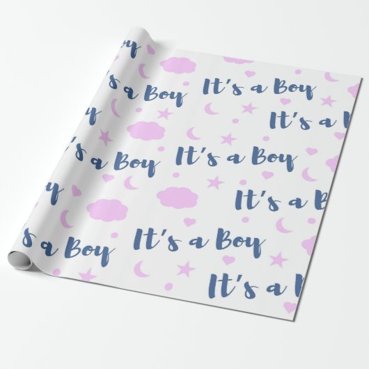 It's A Boy! Geschenkpapier (Ungerollt)