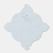 It's A Boy! Minimalism Pastel Blue Baby Shower Geschenkschachtel (Ungefaltet)