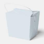 It's A Boy! Minimalism Pastel Blue Baby Shower Geschenkschachtel (Rückseite)