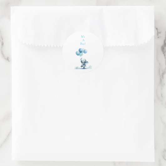 It's A Boy! Sticker (Tasche)