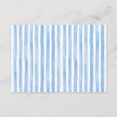 It's a Boy Under the Sea Baby Shower Diaper Raffle Begleitkarte (Rückseite)