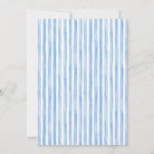 It's a Boy Under the Sea Baby Shower  Einladung (Rückseite)