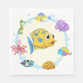 It's a Boy Under the Sea Baby Shower Serviette (Vorderseite)