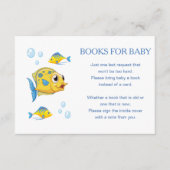 It's a Boy Under the Sea Books for Baby Shower Begleitkarte (Vorderseite)