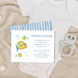It's a Boy Under the Sea Books for Baby Shower Begleitkarte