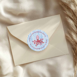 It's a Boy Under the Sea thank you Runder Aufkleber