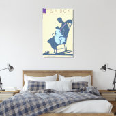 <It's a Boy>von Steve Collier Leinwanddruck (Insitu (Schlafzimmer))