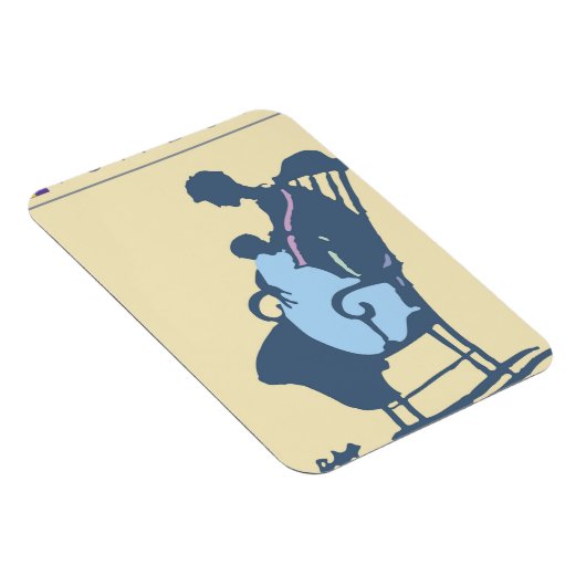 <It's a Boy>von Steve Collier Magnet (Rechte Seite)