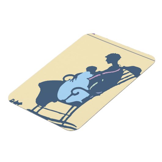 <It's a Boy>von Steve Collier Magnet (Linke Seite)