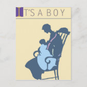 <It's a Boy>von Steve Collier Postkarte (Vorderseite)
