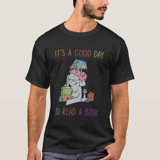 It'S A Day To Read Bookworm Librarian Book T-Shirt (Vorderseite)
