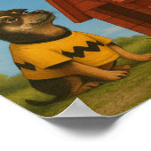 "It's a Dogs Life" Poster (Ecke)