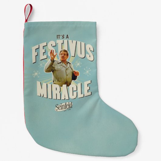 It's a Festivus Miracle Kleiner Weihnachtsstrumpf (Vorderseite)