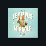 It's a Festivus Miracle Leinwanddruck<br><div class="desc">Gather 'round the aluminum pole and celebrate the most unexpected moments of the season with this "It's a Festivus Miracle!" graphic. Featuring the legendary Frank Costanza in his peak holiday form, this design captures the hilarious energy of the Seinfeld holiday we all know and love. With its retro sunburst background...</div>
