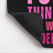 It's A Foo Thing You Wouldn't Understand Foo Mousepad (Ecke)