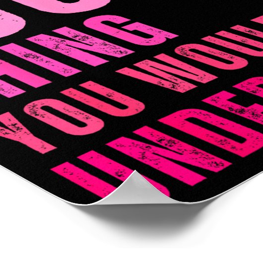 It's A Foo Thing You Wouldn't Understand Foo Poster (Ecke)