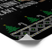 Its A Funny Squeaky Sound Funny Squirrel Christmas Poster (Ecke)