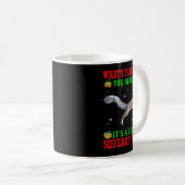 It's A Funny Squeaky Sound Shirt Christmas Squirre Kaffeetasse (VorderseiteRechts)
