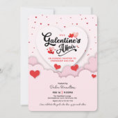 It's A Galentine's Affair Valentines Invitation Einladung (Vorderseite)