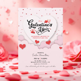 It's A Galentine's Affair Valentines Invitation Einladung