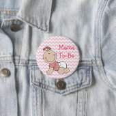"It's a Girl" Baby Shower Button (Beispiel)