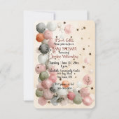 It's A Girl Baby Shower Invitation Einladung (Vorderseite)