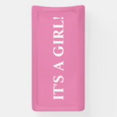IT'S A GIRL! BANNER (Vertikal)