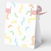 It's a Girl Cute Teddy Bear Baby Shower Cartoon  Geschenkschachtel (Rückseite)