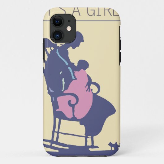 <It's a Girl> durch Steve-Bergmann Case-Mate iPhone Hülle (Rückseite)