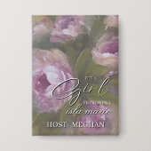 It's A Girl HOST Button (Vorderseite)