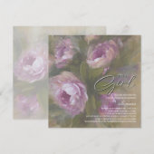 It's A Girl - Invitation Einladung (Vorne/Hinten)