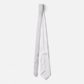 It's a Girl, Pink and Gray Elephant, Custom Krawatte (Rückseite)