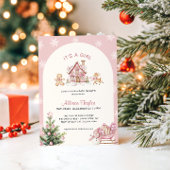 It's A Girl Pink Girl Baby Shower Einladung