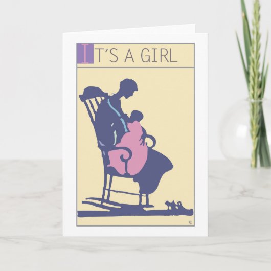 <It's a Girl>von Steve Collier Ankündigung (Vorderseite)