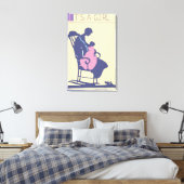 <It's a Girl>von Steve Collier Leinwanddruck (Insitu (Schlafzimmer))