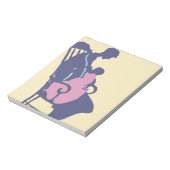 <It's a Girl>von Steve Collier Notizblock (Rotiert)